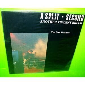 A Split Second ‎Another Violent Breed Live Vinyl 12" EP Record SEALED 1989 Synth